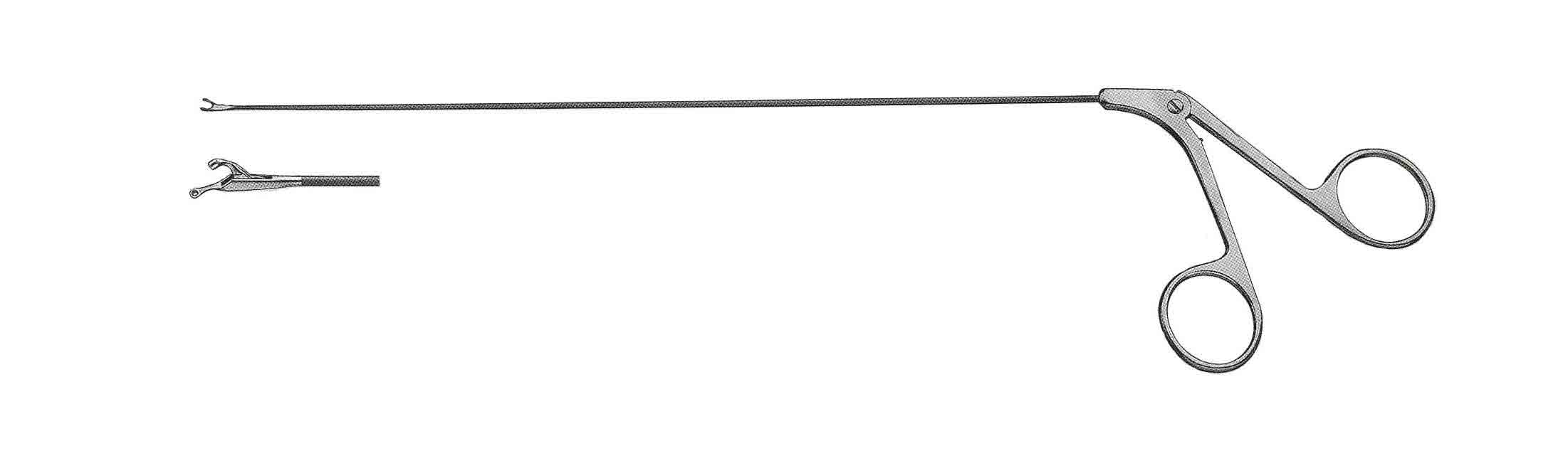 KLEINSASSER MİNYATÜR FORSEPS EĞRİ SOL 1MM  23CM